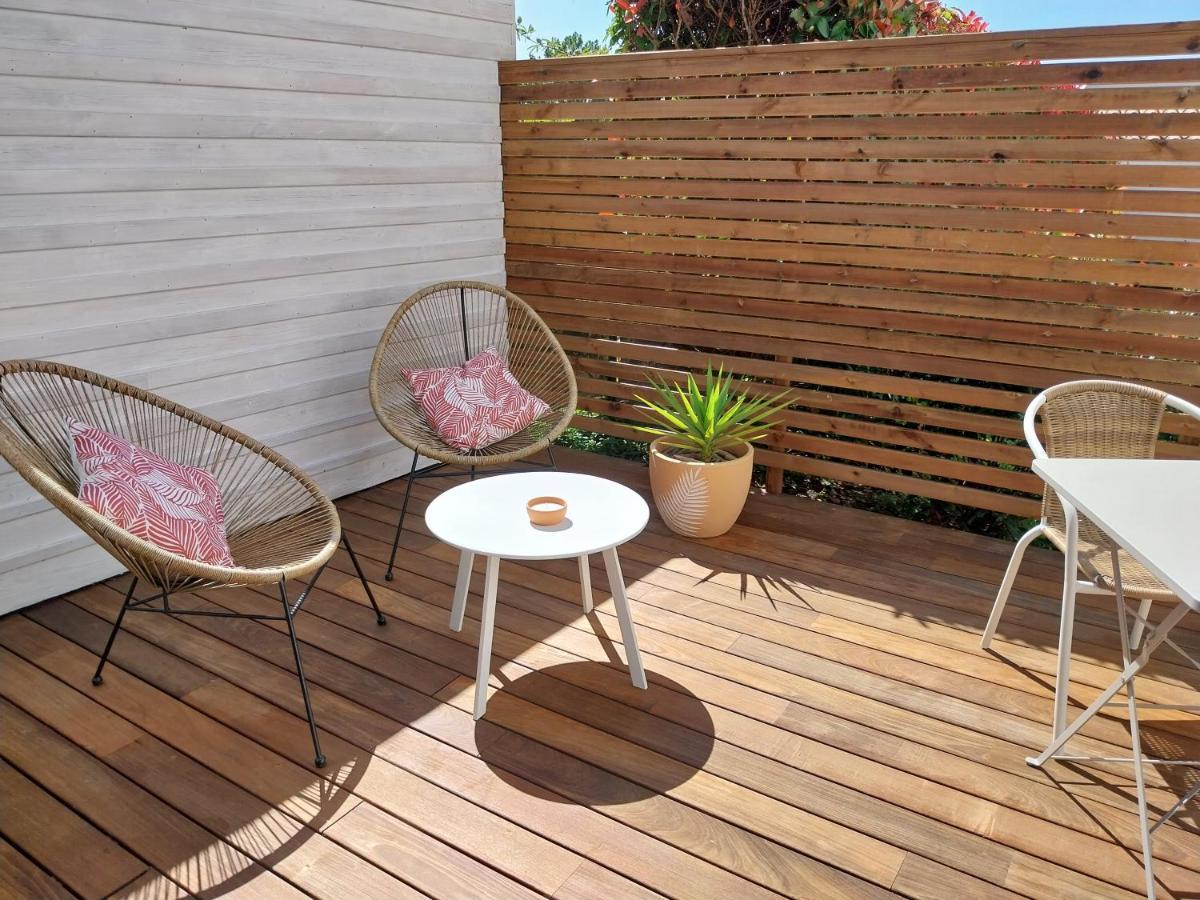 Studio Cocon Enea Bidart, Terrasse Et Parking ภายนอก รูปภาพ